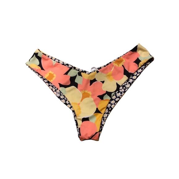 Billabong Feelin Tropical Reversible Lowrider Bikini Bottom size XL - Picture 4 of 12